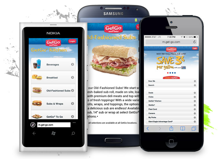 GetGo Mobile Website