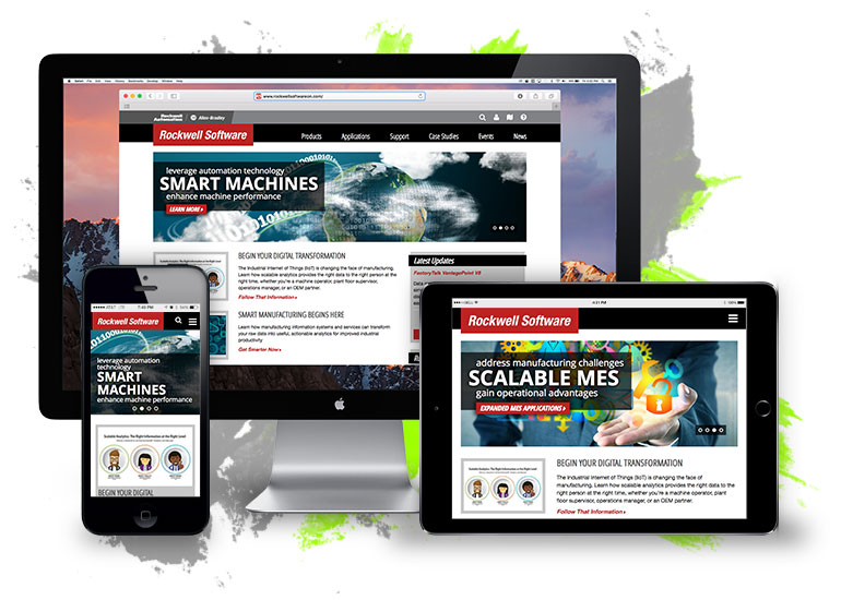 Rockwell Software Responsive Website